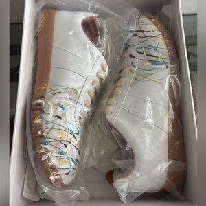 Men’s Maison Margiela Replica Paint-Splatter Sneakers